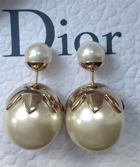 dior pearls earrings|dior tribal earrings real pearl.